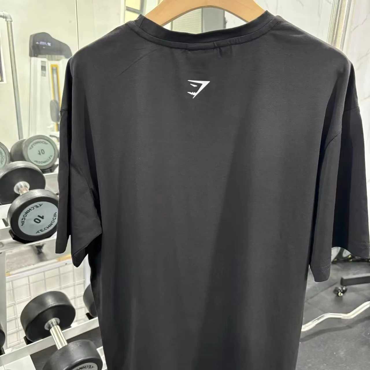 Women's T-Shirt Womens 2025 Summer Gym Cotton Men Women Muscular Graphic Fashion Casual Short Slve Strtwear Classic Print New Arrival Y241212H6IJ