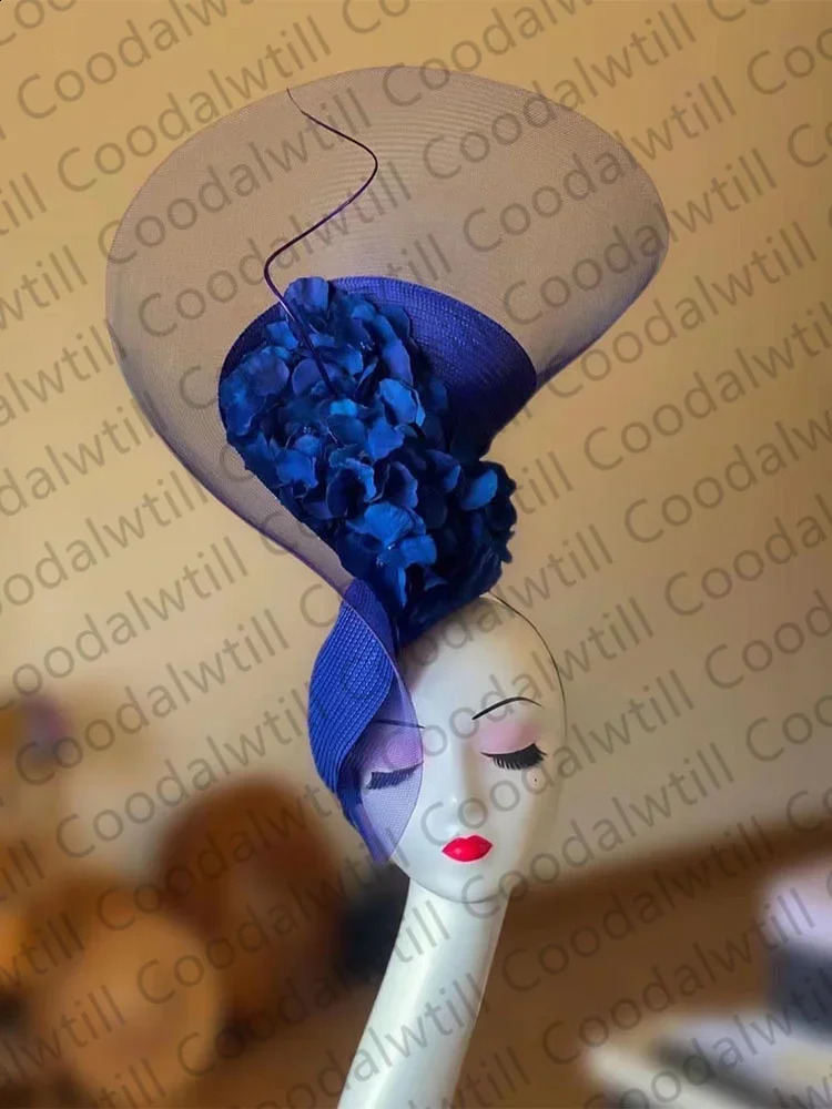 Beautiful Fascinator Hat For Women Elegant Weddings Pillbox Cap With Flower Party Derby Hat Femme Mariage Chapeau 241217