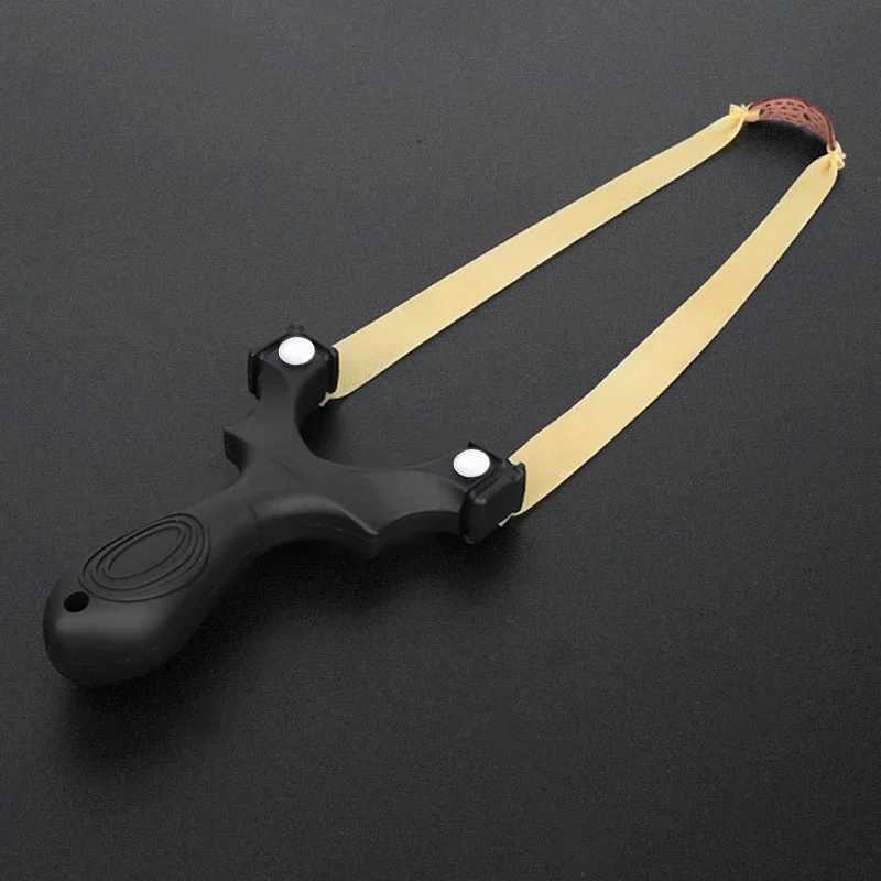New Powerful Slingshot Binding Card Ball Rubber Shot Target aimed Catapult Sling shot With Round Flat Rubber Band Outdoor ToolsXJ241217