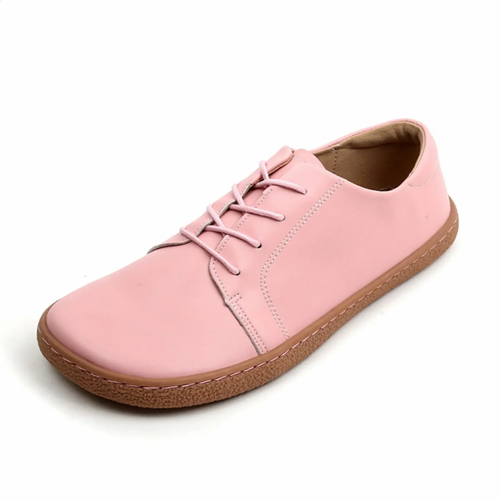 TONGLEPAO Sprint Autumn Genuine Barefoot Sneaker For Women Flat Soft Thin Out Sole Zero Drop Wider Toe Box 241223