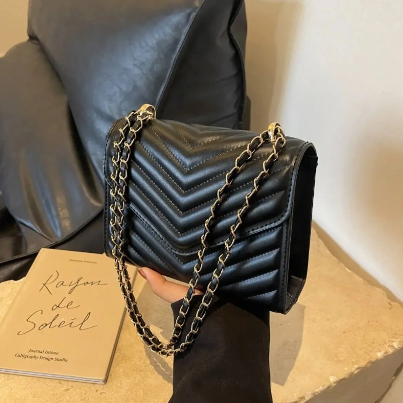 Single 2024 Shoulder Retro Fashionable Small Square Bag Crossbody Handbag