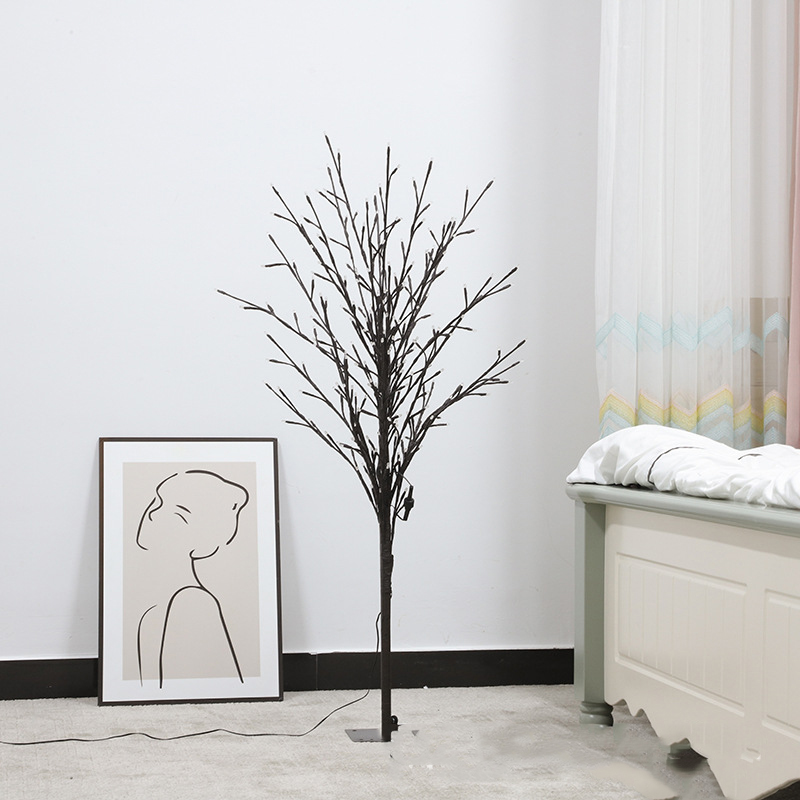 Individualised LED Stem Lamps for Home Ambiance - Electric Plugging Christmas Tree Illumination Outdoor Resilient Version