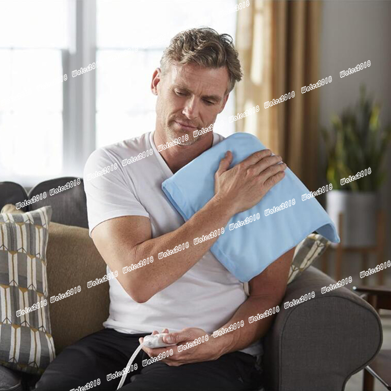 Heating Pad For Back Neck Shoulder Pain Relief With Sponge For Moist Heating 12 x 15"