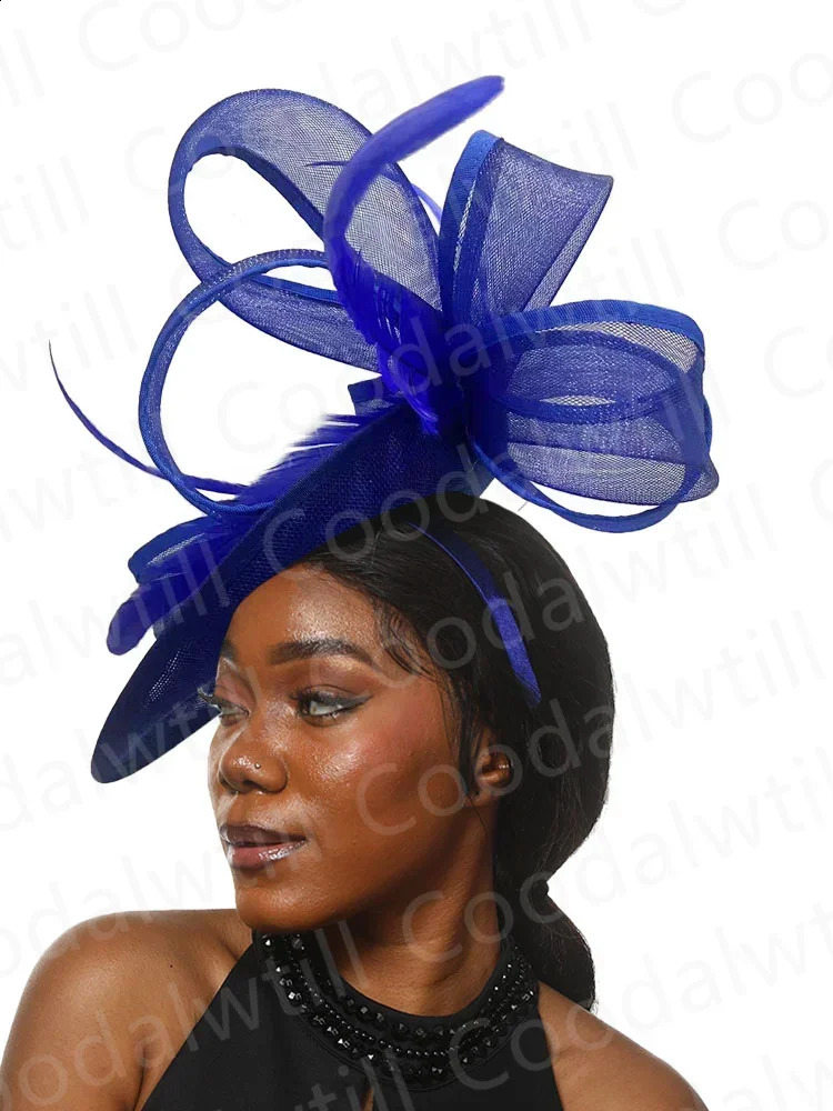 Bride Pillbox Red Fascinator Hat Femme Wedding Chapeau Women Formal Event Tea Millinery Cap Feather Royal Ascot Race Headpiece 241217