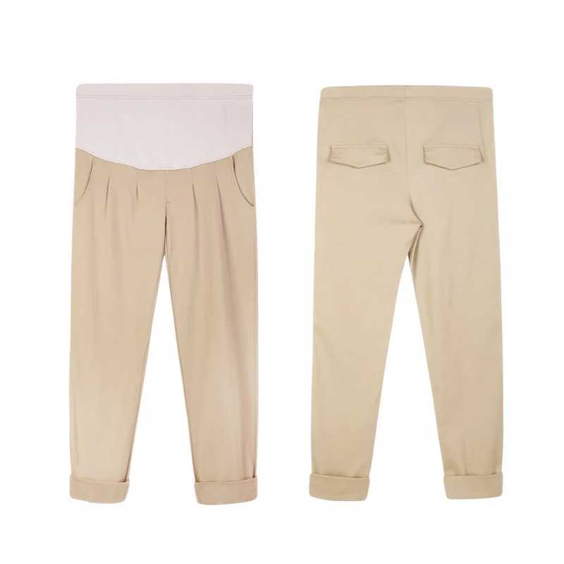 Cotton Pregnant Pants Materni Clothes For Pregnant Women Trousers Pregnancy Pant Gestante Pantalones Embarazada ClothingXJ241217