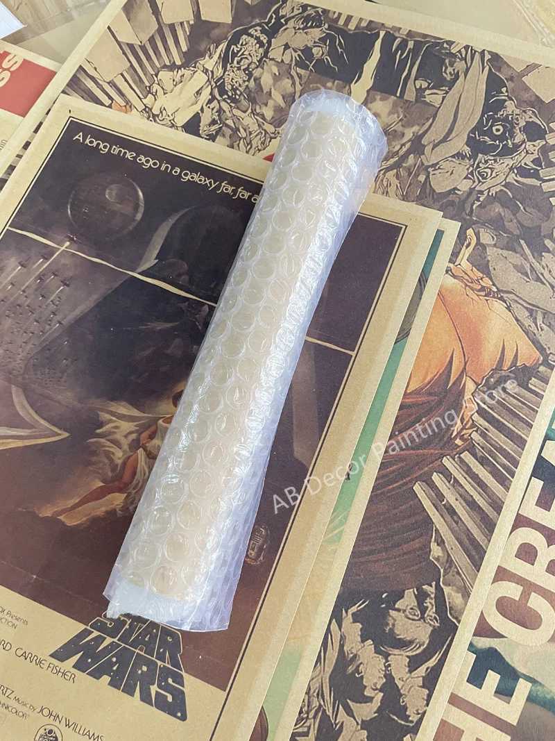 Classic Movie Poster Old Film Series Kraft Paper Posters Retro Wall Art Painting Bar Home Living Room Cinema Decoration PictureXJ2411216