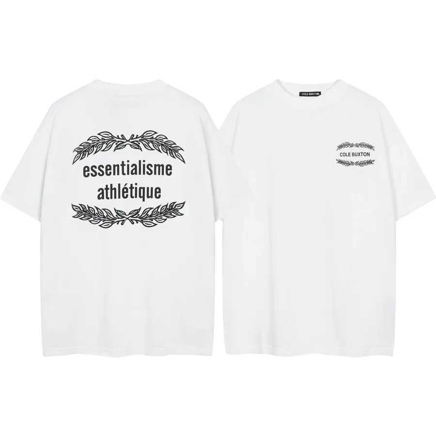 Women's T-Shirt American niche trendy brand fashion printing loose round neck mens and womens couple short-slved T-shirt Y2412127I8N
