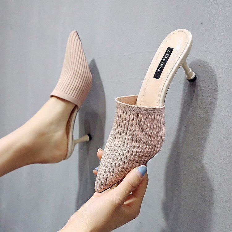 Pointed Ddmywed Sharp In The Summer Korean Version A Single Buckle Low Heel Casual Student For Women With Slim Heels And S Sandals Chinese Brand Shoes