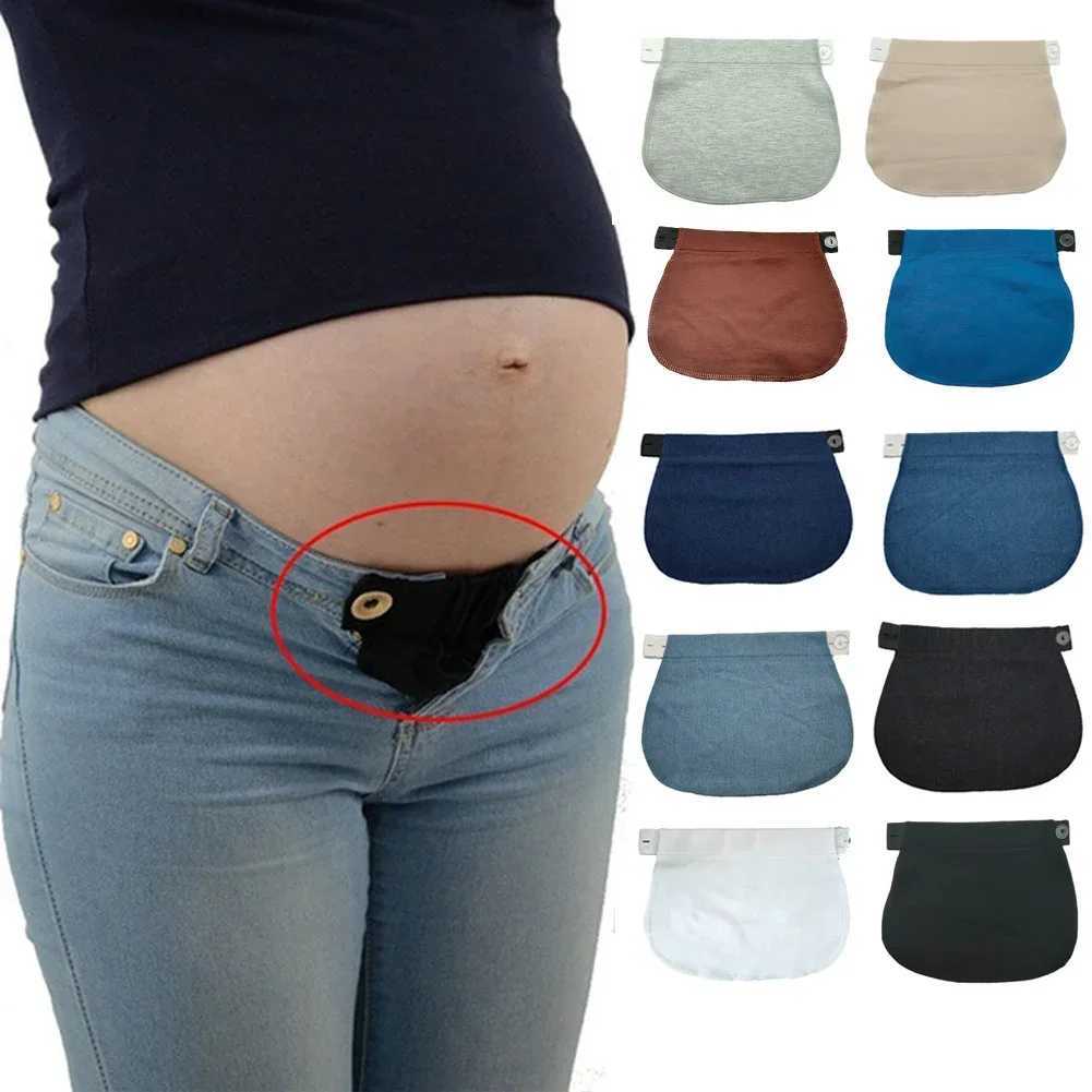 Materni Jeans adjust button Pregnant women Waistband Belt Waist Extender Clothing Pants For Sewing AccessoriesXJ241217