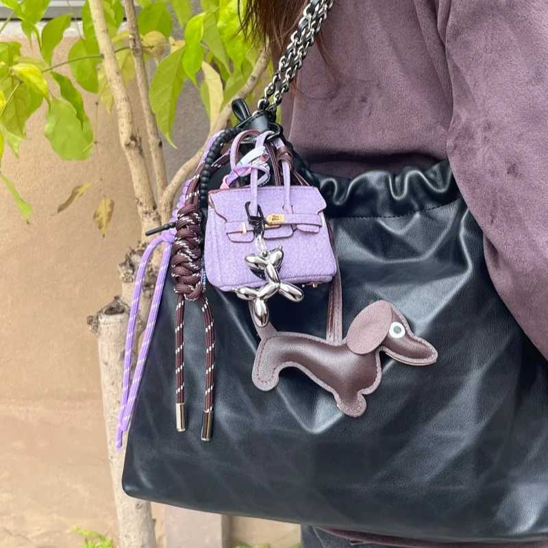 24 New Extremely Complicated Bag Pendants Versatile Bag Pendants Jia Matching With Hanging Ropes Fashionable Key Pendants Y241216
