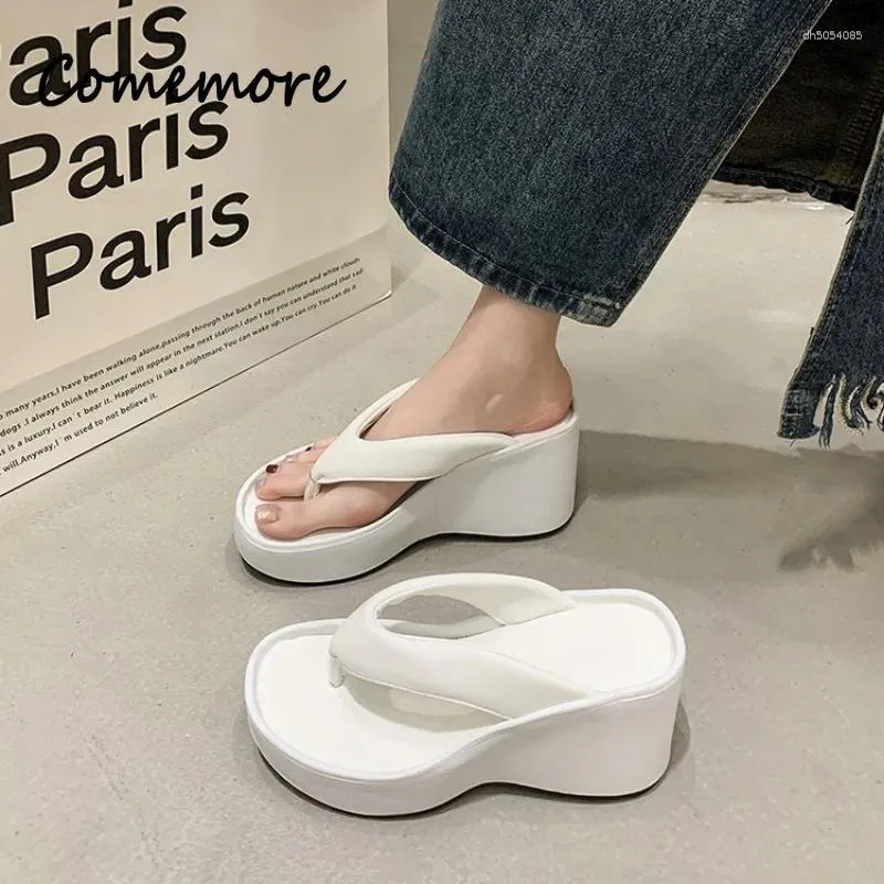 Slippers Est Summer Platform Women Fashion Elegant Outdoor Siery Slides Shoes Ladies Casual Wedges High Heels Sandalias