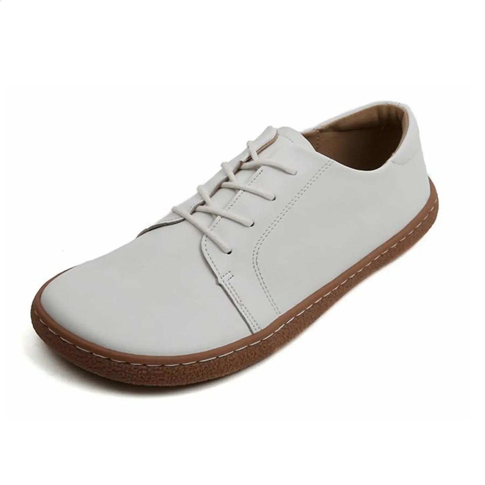 TONGLEPAO Sprint Autumn Genuine Barefoot Sneaker For Women Flat Soft Thin Out Sole Zero Drop Wider Toe Box 241223