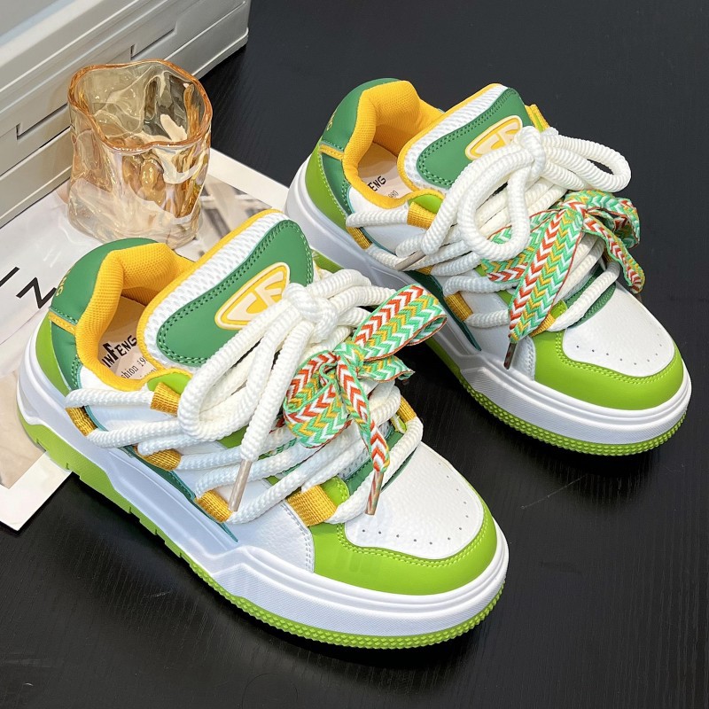 women casual board shoes couple trendy shoes fashionable Non Slip sports sneaker