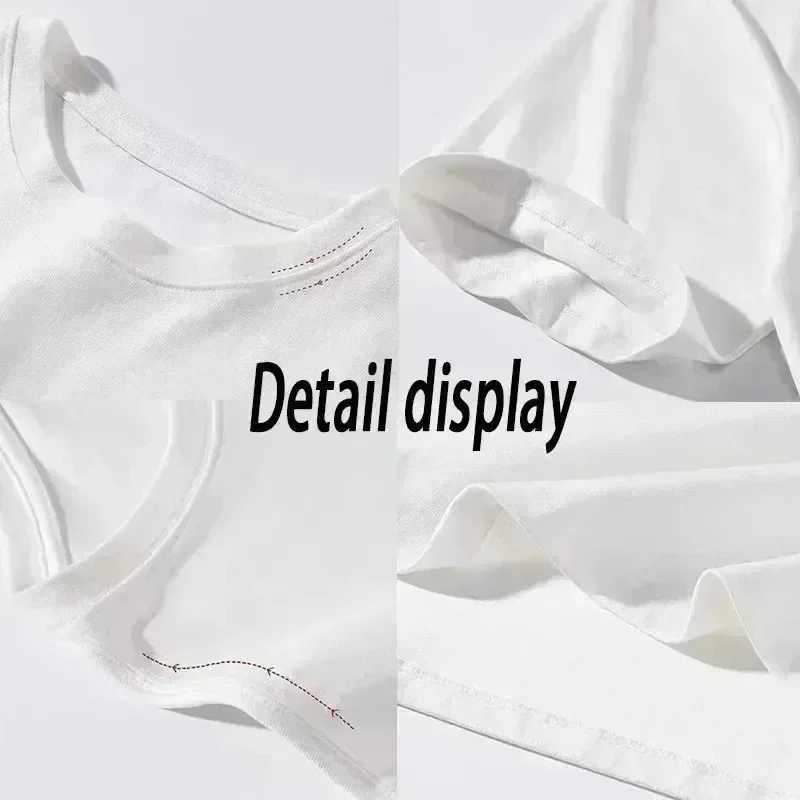 Women's T-Shirt Save The Drama for Your Mama Letter Printed T-shirt Cotton Womens Fashion T-shirt White O-neck Simple Strt Vintage Tops Y241212WT
