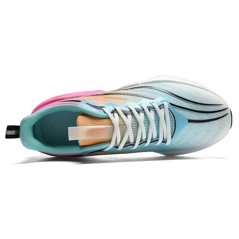 Speciality Carbon Plate Sports Running Shoes Marathon Air Cushion Men Breathable Lightweight Wen Cfortable Nonskid SneakersC250325