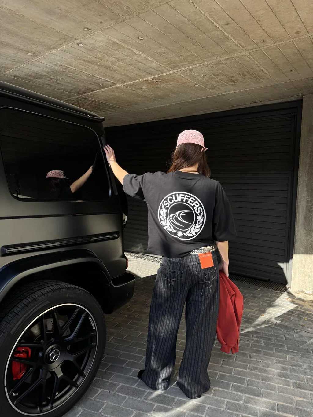 Women's T-Shirt Scuffer Graphic Womens T Shirts Gothic Oversized Long Slves Cotton Clothes Strtwear Y2k Tops Harajuku Casual Men Clothing Y241212