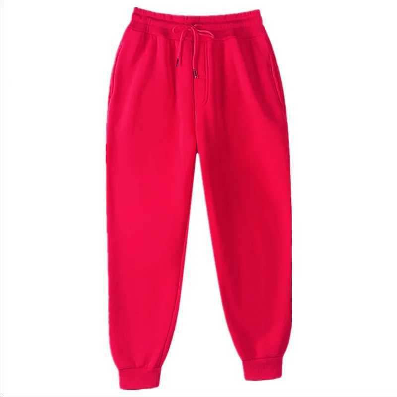 High Quality New Joggers Sweatpants Men and Women Elastic Waist Lose Casual Trousers white beige pink yellow Hip Hop Mens Sweat Pants T241217