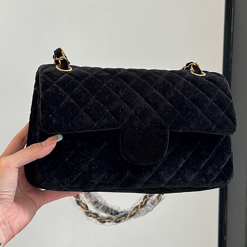 Hobo bag Velvet bags Shoulder bag luxur Leather Magnetic snap closure womens mens designer purses tote