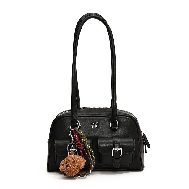 2025 Free shipping designer bags for womens Pillow bag black beige brown Fashionable and versatile With hanging decorations