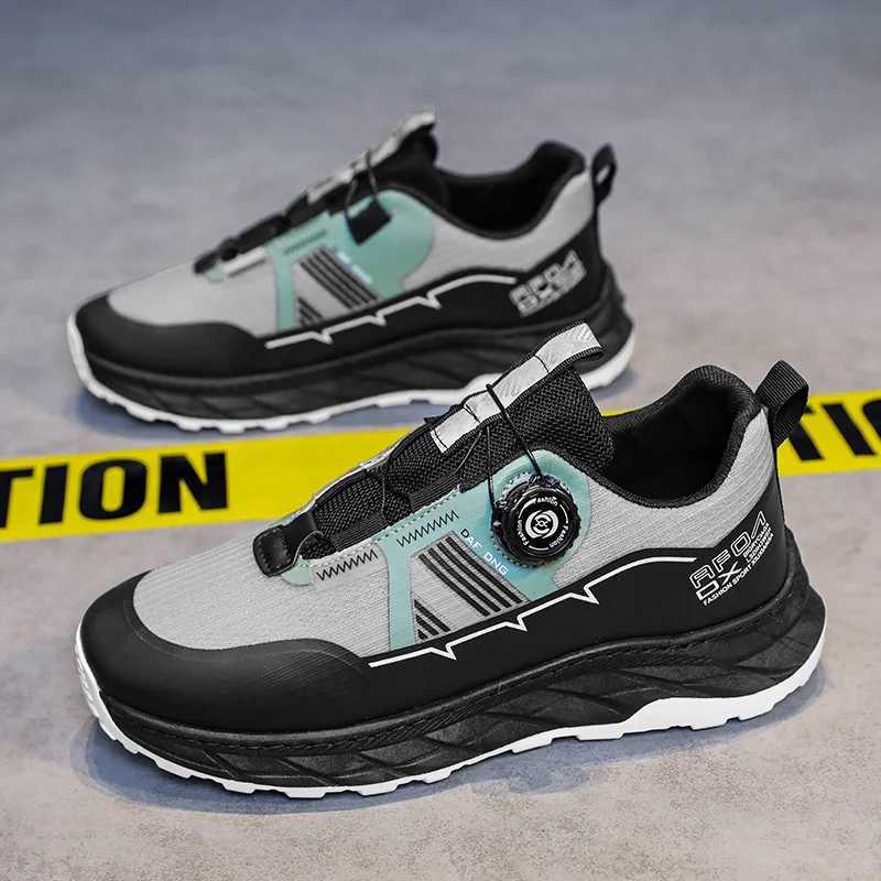 Men Casual Sneakers 2025 Autumn New Men Luxury Fashion Running Shoes Twist Buckle Non-slip Breathable Outdoor Sport Casual ShoesC250304