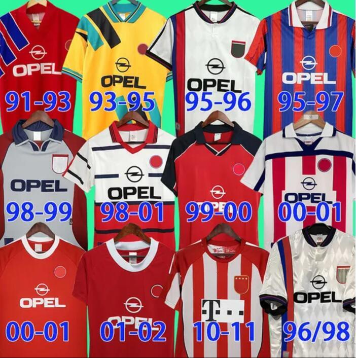 1991 93 94 retro BAYERNS Soccer jerseys Munich Ksmann 95 96 98 99 Matthaus Classic SANTA CRUZ DAEI PAPIN ELBER 2000 02 05 goalkeeper Long sleeve 2010 11 14 17 kids