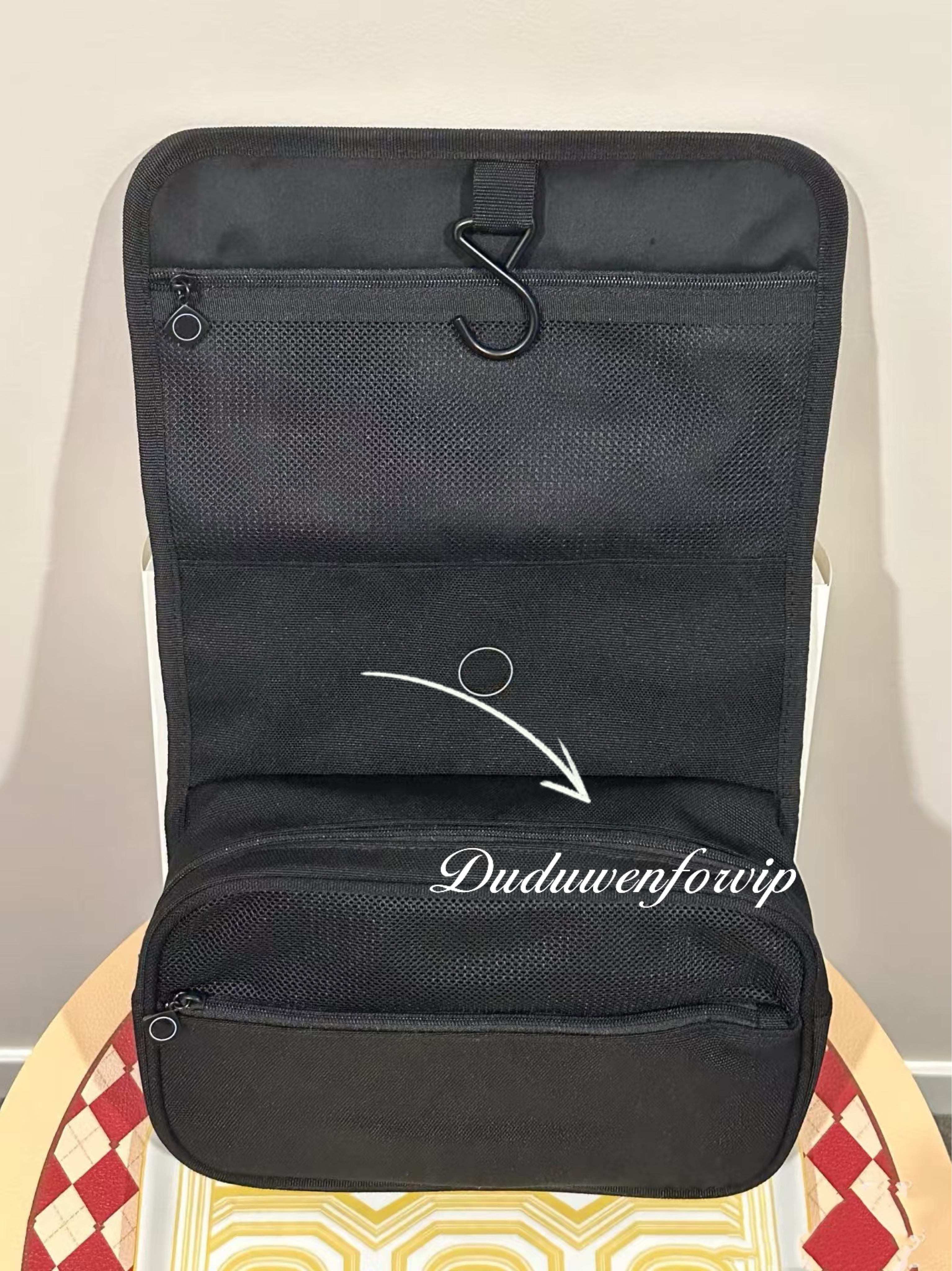 storage bags 24.5X16.5X8cm Hanging Toilet Bag organizer Anniversary C Gift travel case printing packing