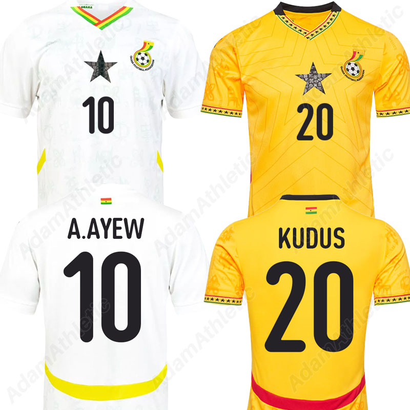 Ghana jerseys 2025 KUDUS THOMAS Ghana football shirts J.AYEW A.AYEW SEMENYO NUAMAH jersey national team