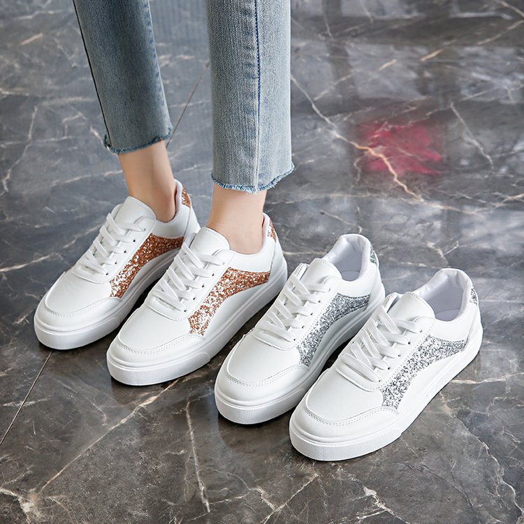 Women Casual Low Heel Simple Style Versatile Designer Shoes Plus Size Hot Sale Triple Gold Sier hot Free shipping