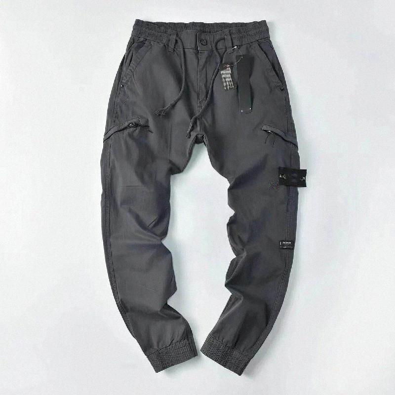 High Quality Badge Patches Mens Track Pant Fashion Letters Stone Designer Jogger Cargo Pants Zipper Fly Long Sports Trousers 4Homme Clothing Island a6