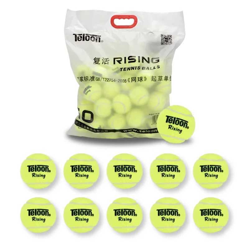 Teloon Tennis Balls Rising Good Bounce for Advanced Player Amateur Competition Practice Training Wool Tennis BallsW241217
