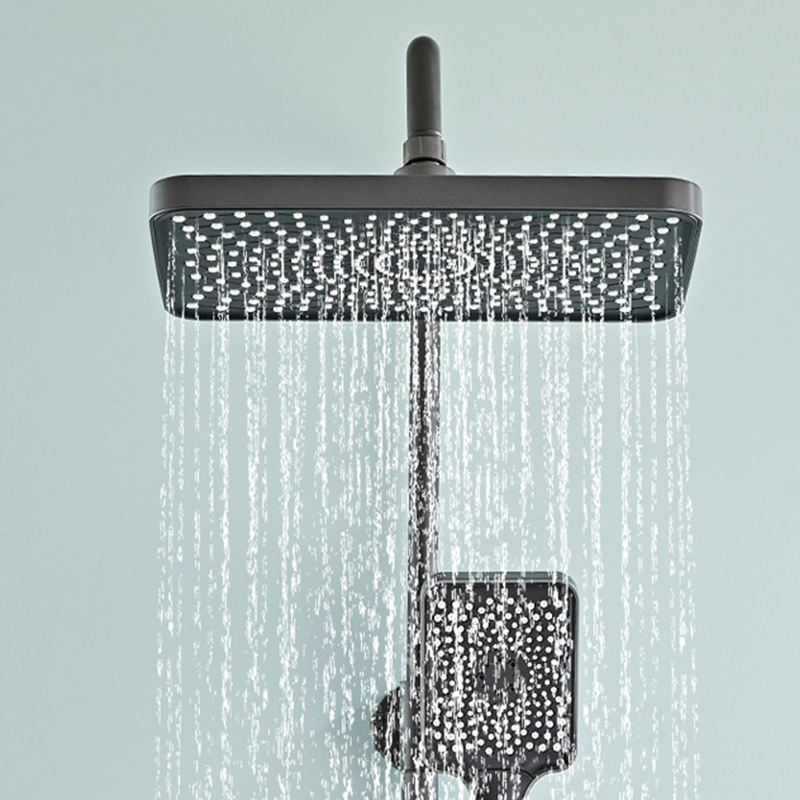 Spacious Shower System with Advanced Digital Display and Multifunctional Rainhead - Easy Installation