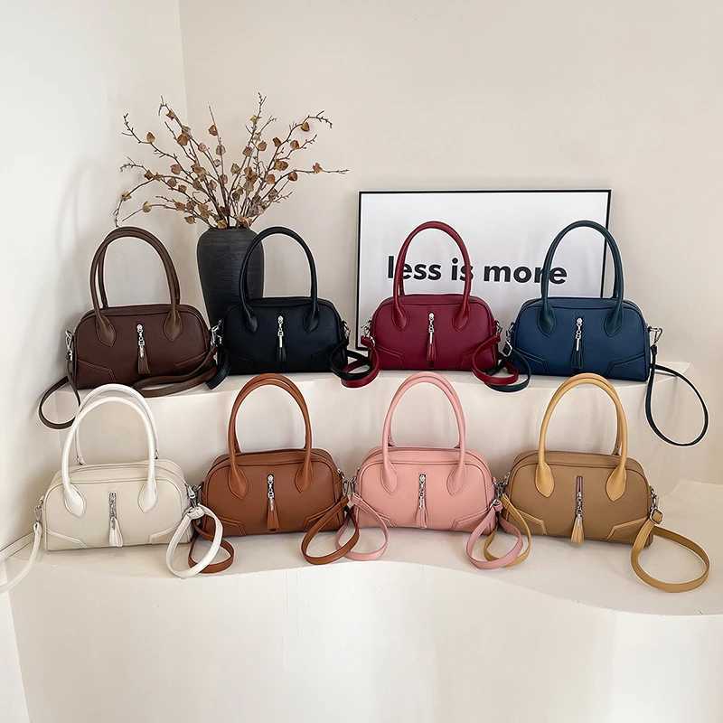Brand Bost Bag Wen Designer Handbag Underarm Bag For Wen Solid Color Pu Leather Shoder Crossbody Bag Fem Briefcase Z250210