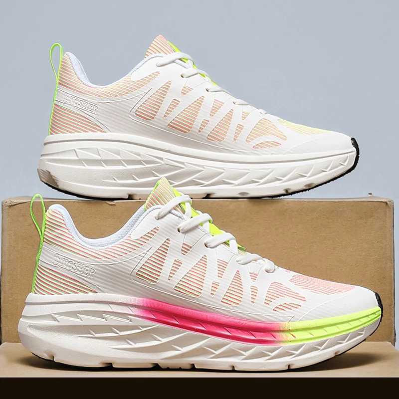Running Shoes Men Luxury Design Flat Soft Outdoor Sports Mesh Breathable Walking Shoes Couple Sneakers for Men WomenC250304