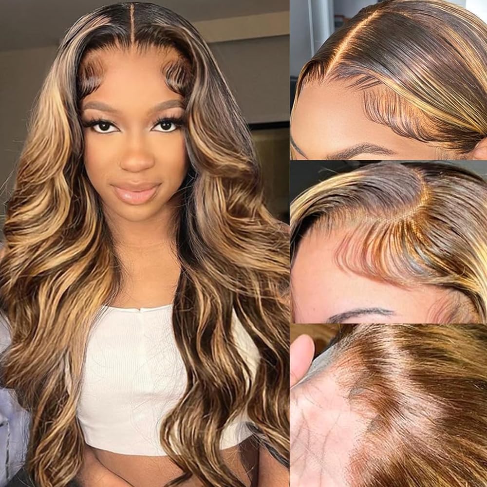 100% Really Wig Long Brazilian Blonde for Women 13x4 Transparent Lace Front Human Hair Preplucked Heat Resistant Highlight Short Bob e curly Wigs