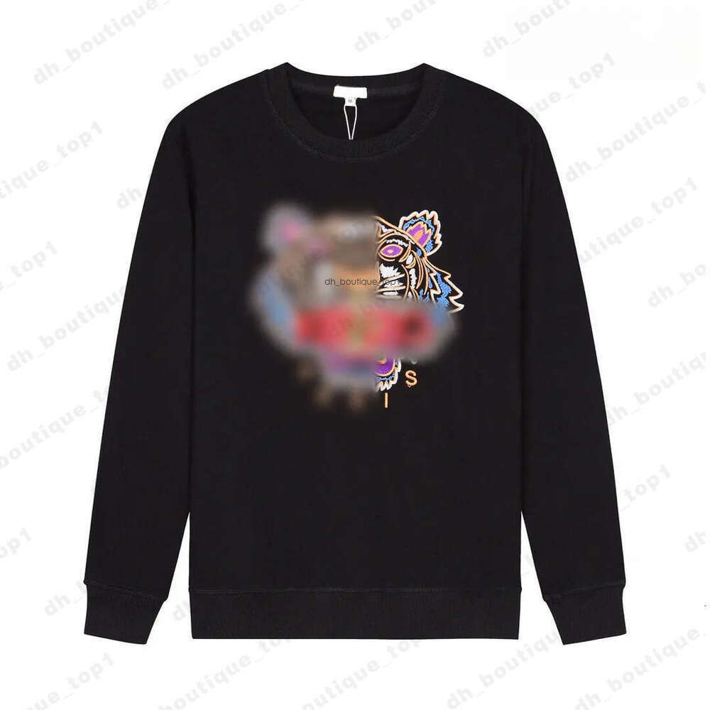 kenzio hoodie Men's Hoodies Sweatshirts Pull Pullover Sweatshirt Pulli Felpa Shirt Jumper Felpe Man Sweat For Woman Tiger Head Embroidered Hoodie 640