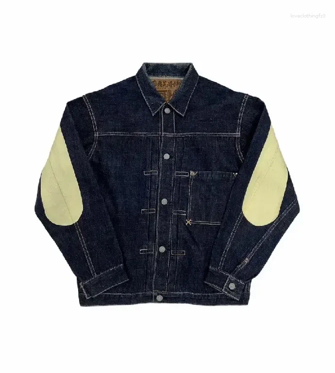 Men's Jackets Retro Blue Oversized Denim Jacket Fashion Casual Long Sleeve Y2K Clothes Men Women Japanese Gothic Hip Hop Graphic