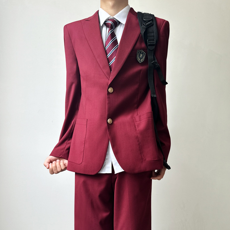 3853 Suit set for men and women, three-piece professional