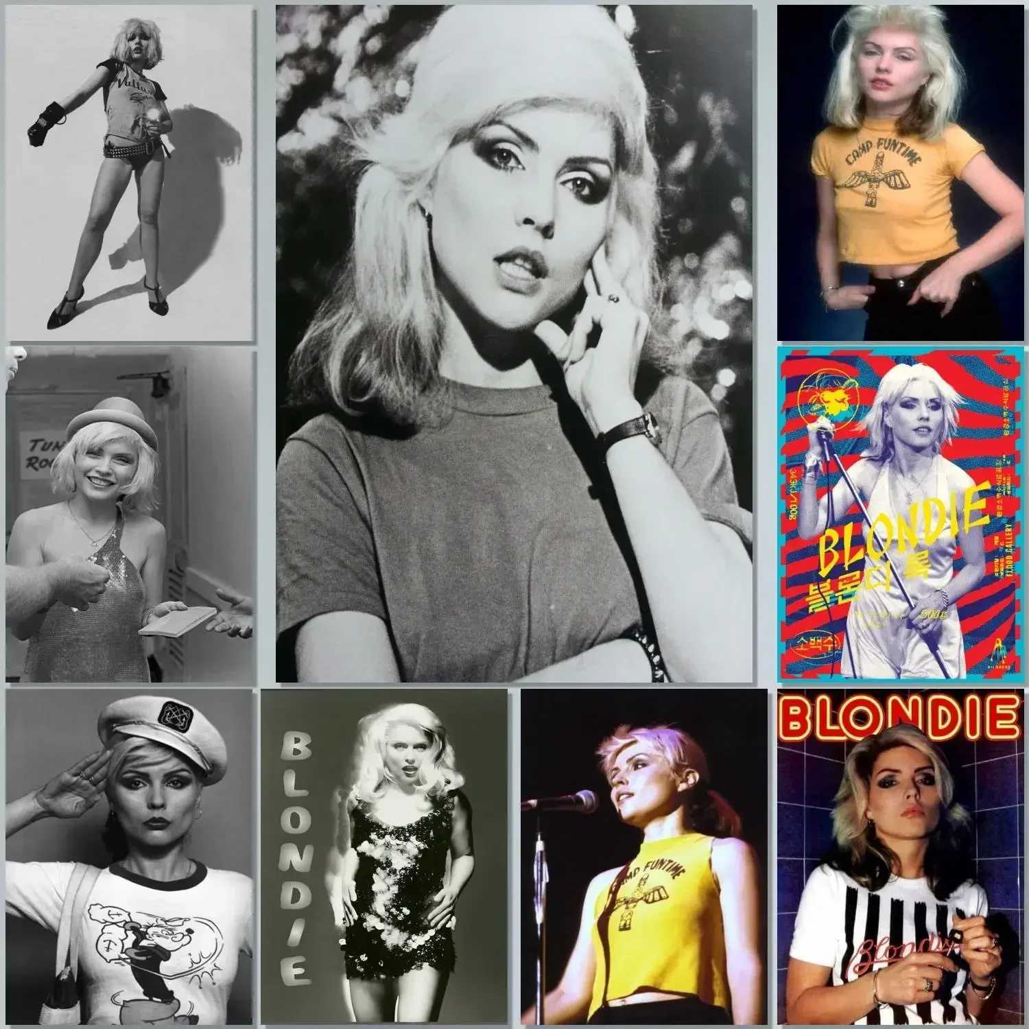 Singer Blondie Painting 24x36 Wall Art Canvas Posters room Modern Family bedroom Decoration Art wall decorXJ2411216