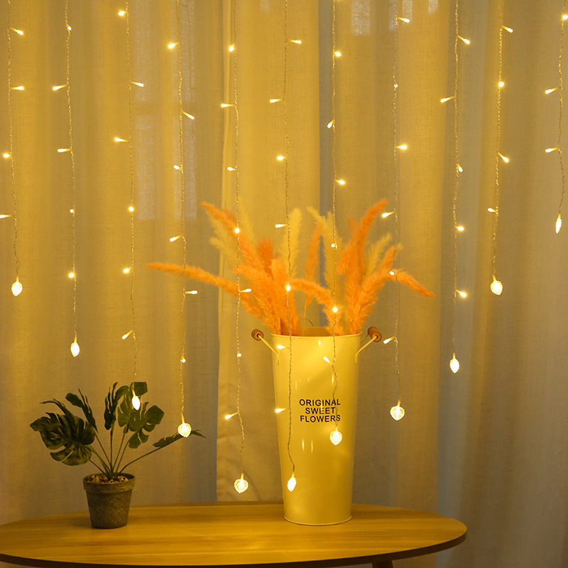 Multi-Colored LED Love Heart Light Strings Ideal for Romantic Settings