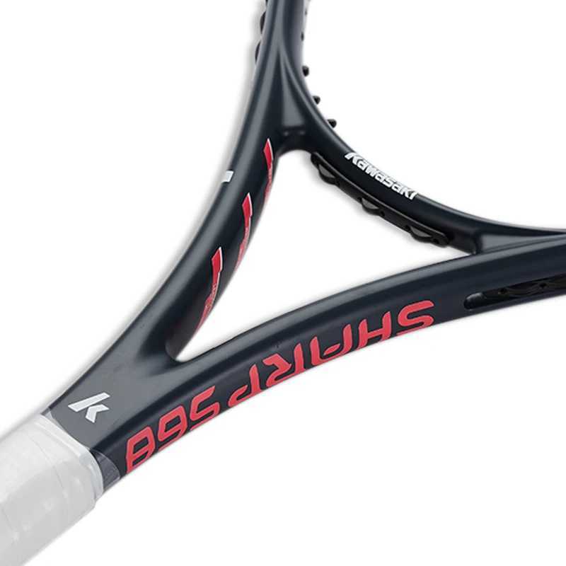 Kawasaki Sharp 566/568 professional tennis racket cardboard fiber 6X9 55-62LBS Un Strung tennis racketW241217