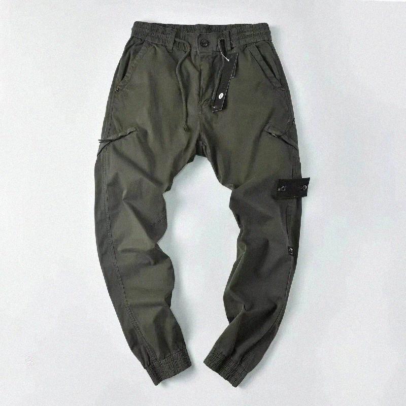 High Quality Badge Patches Mens Track Pant Fashion Letters Stone Designer Jogger Cargo Pants Zipper Fly Long Sports Trousers 4Homme Clothing Island a6