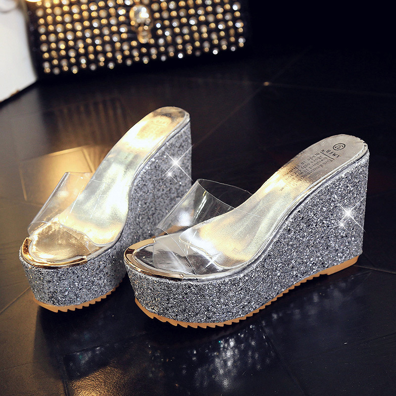 Ddmywed New Style Ladies' With Sponge Cake And Wedge Heel, Versatile Sandals Women, Slippers For Women Chinese Brand Shoes F1217-31 ddmythur