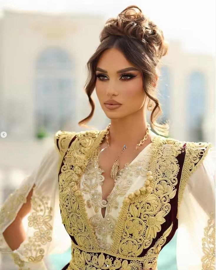 Bury Veet Caftan Prom Dress Applique Evening Gown | Custom-Sized & Two-Piece