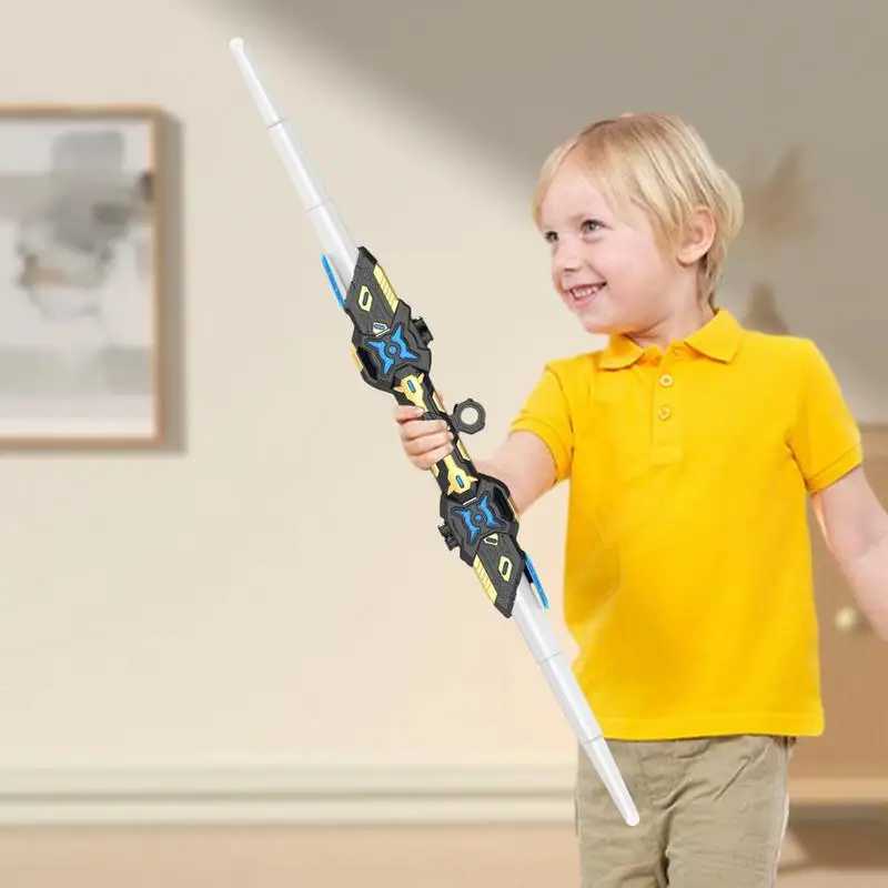 Laser Sword Toy Childrens Double sided Light Sword Fluorescent Rod Laser Rod Childrens Sword Toy War Gift Outdoor Toy Stretchable X241217