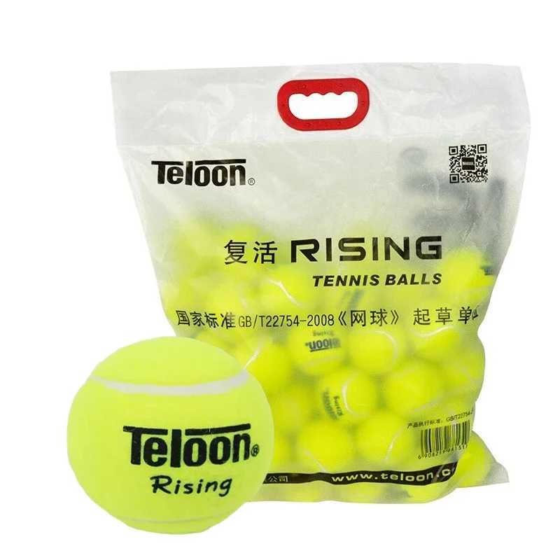 Teloon Tennis Balls Rising Good Bounce for Advanced Player Amateur Competition Practice Training Wool Tennis BallsW241217