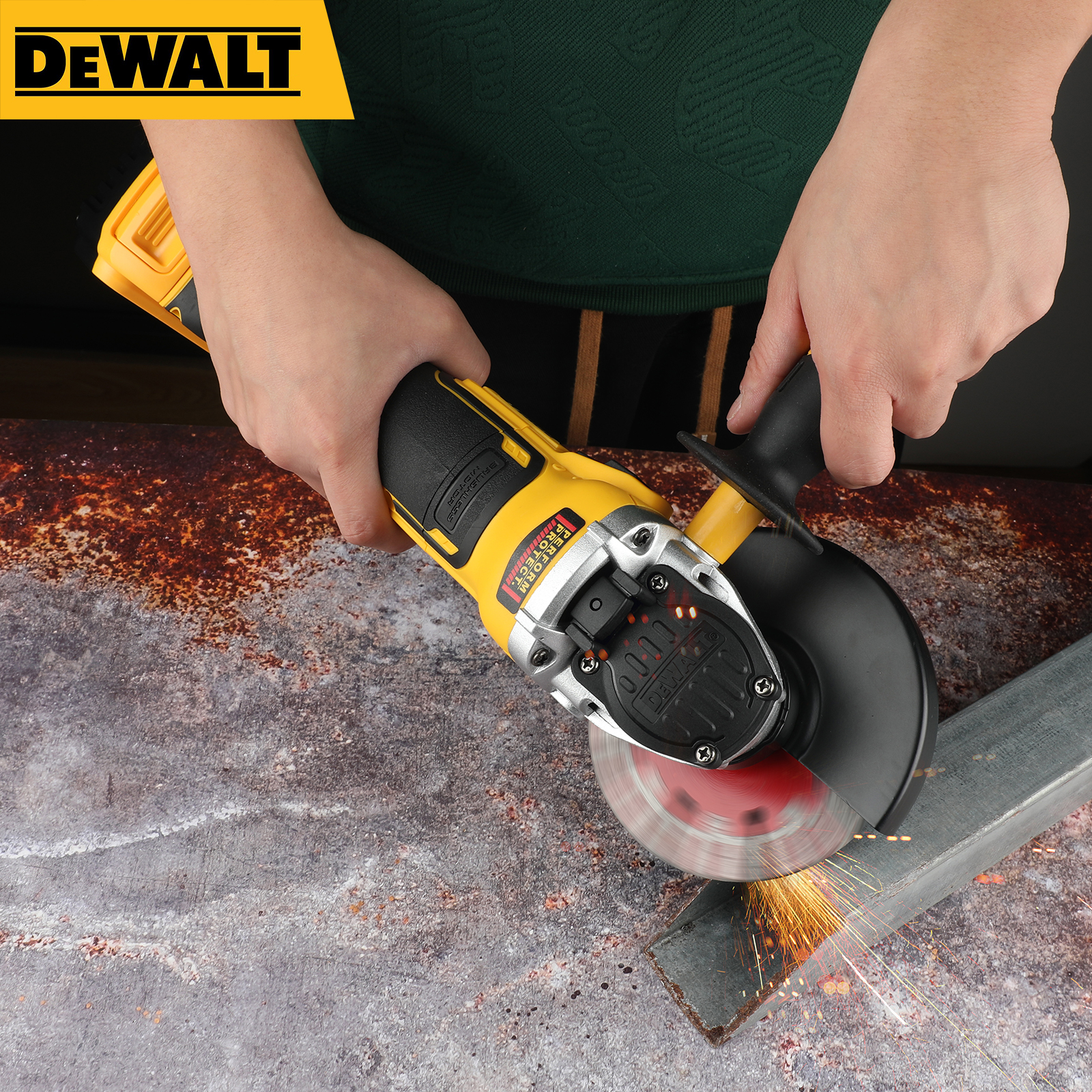 Compact DEWALT DCG405NT Power Tool Combo for DIY Projects - Includes Essential Accessories