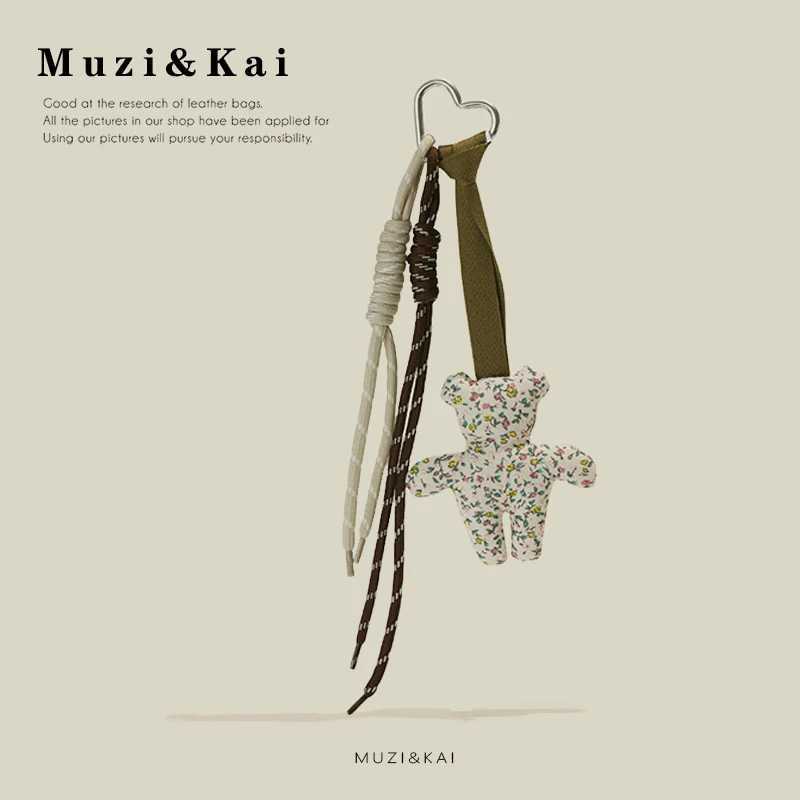 Muzikai Pendant Cartoon Plush Doll Keychain Bag Accessories Birthday Gift Couple Anniversary Gift Y241216
