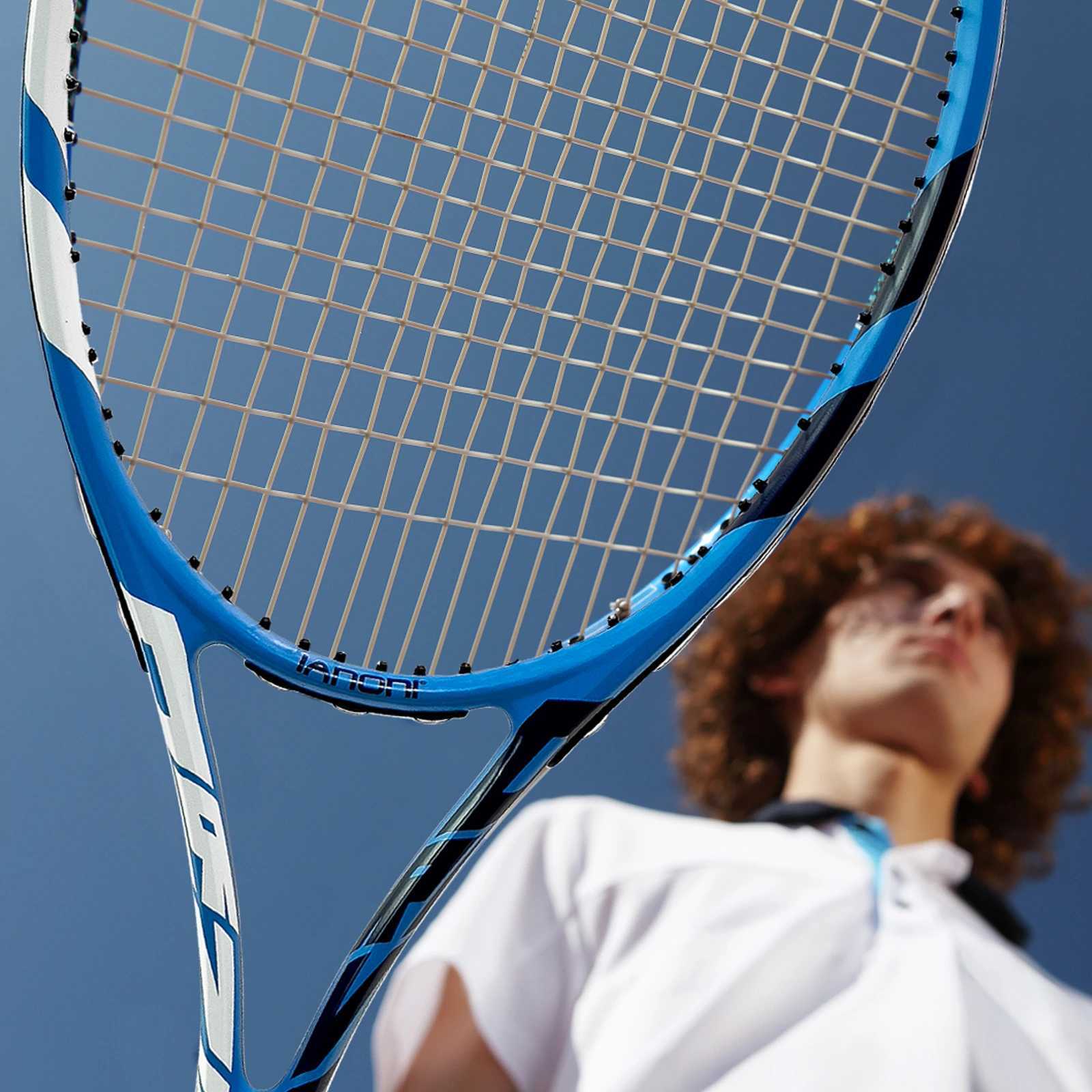 Tennis Rackets for Adults Pre-Strung 27 Inch Tennis Rackets-2 Player Tennis Racket Set with 3 Balls2 Grips 2 Vibration DampeW241217