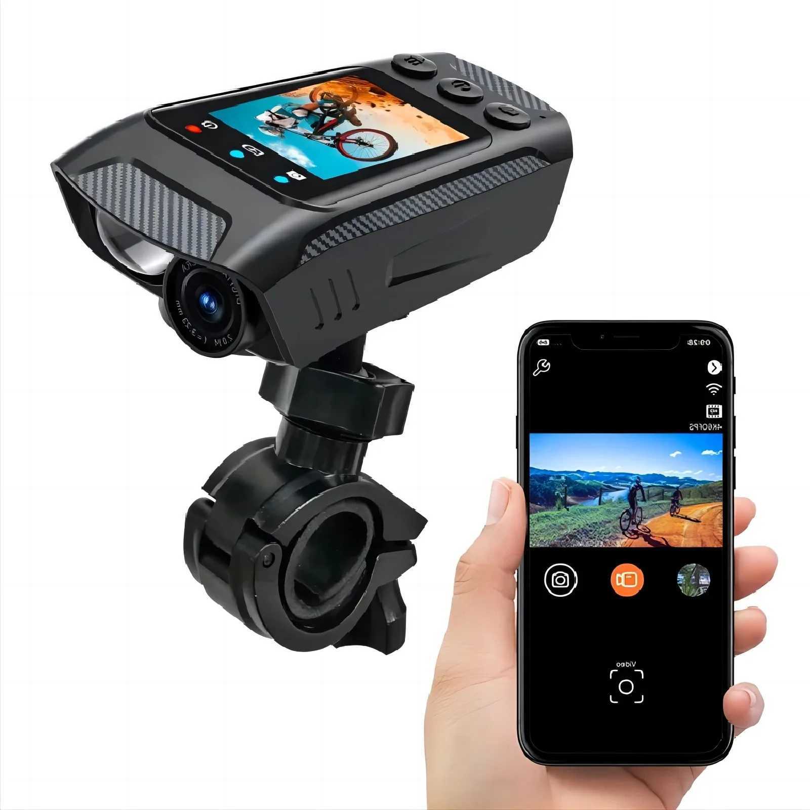 Smart Home Security System 4K 60F Action Camera Outdoor Motorcycle Helmet Sports Camera DV Video Recorder Car DVR Driving Recorder Bicycle Driving Rec