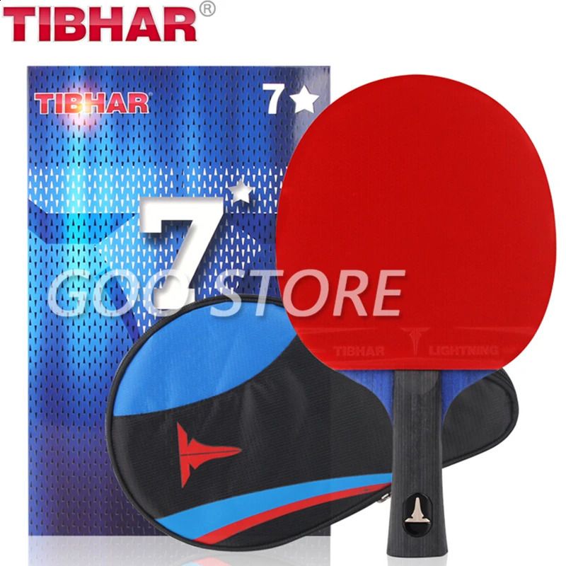 TIBHAR Table Tennis Racket 6/7/8/9 Stars All-round Pipmles in Ping Pong Rackets Blade with Sponge 241216